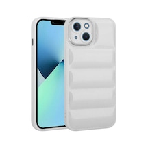 Zore İphone 14 Plus Uyumlu Kamera Korumalı Parlak Aihttg'li Ogaa Galya Kılıf-beyaz