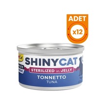 Gimcat Shinycat Jöle İçinde Ton Balıklı Kısırlaştırılmış Konserve Kedi Maması 12 Adet 70 Gr
