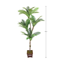 Yapay Çiçek Deposu Yapay Areka Agacı 4 Gövdeli 180cm