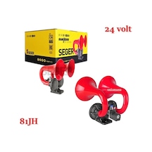 Seger 81Jh 24V Çift Boynuz Korna Daf,Vabis,Man,Scanıa,Marin