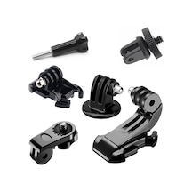 Gplus Gp6035vjha 6 Parça Aksiyon Kamera Aksesuarlarıyla Uyumlu Dönüştürücü Çevirici Adaptör Paketi Adapter Set Siyah