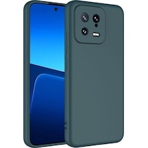 Xiaomi Mi 13 Kılıf Zore Mara Lansman Kapak Koyu Yeşil