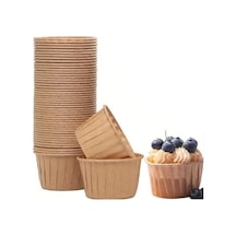 Cupcake/muffin /suffle Kek Kapsülü Kraft 50 Li Yeşil