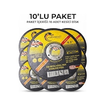 İnox Metal Kesme Diski 115 Mm Pakette 10 Adet