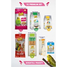 Quik 7li Set - Muhabbet Kuşu Besin Vitamin Bakım Başlangıç Seti