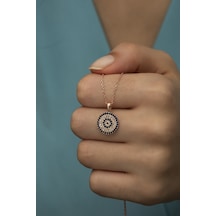Rose Kaplama Nazar Kolye N11.35996 Kahverengi