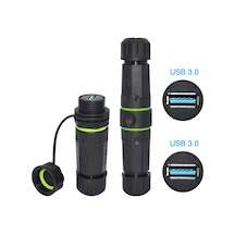 Dişi - Dişi Ip68 Su Geçirmez 3.0 Usb-a Konnektör