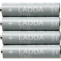 Şarj Edilebilir Pil, Hr03 Aaa 1.2v, Pil Kapasitesi: 750 Mah. 11 Kw