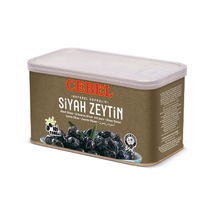 Cebel Çok İri L-M 231-290 Kalibre Siyah Zeytin Teneke 750 G