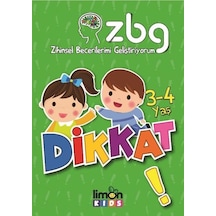 Zihinsel Becerilerimi Geliştiriyorum 3-4 Yaş Dikkat!- Limonkids