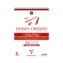 Clairefontaine Dessin Croquis Çizim Defteri 120G 50 Yaprak A4