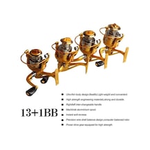 Novahub İplik Balıkçılık Reel 13 + 1bb Tam Metal Balıkçılık Tekerlek Bas Sazan Trolling Balıkçılık Reel Olta Takımı 4000