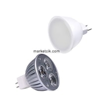 5-7 Watt Mr16 Iğne Uçlu Günışığı-Beyaz Işık Led Çanak Ampul