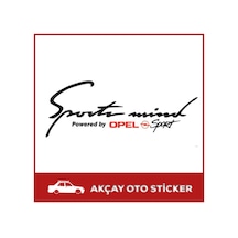 Sport Mind Sticker Powered By Opel Sticker Opel Araba Sticker