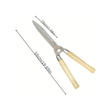 Besthome1 1 Adet Sağlam Bahçe Makası Kalın Ahşap Sap Çim Çit Budama Aleti