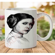 1-1168 Princesa Leia Star Wars İki Tarafı Baskılı Kupa Bardak.jpg