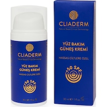 Cliaderm Yüksek Koruma ve Nemlendirici Yüz Güneş Kremi SPF50+ 150 ML