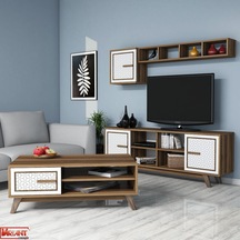 Variant Ayla Tv Ünitesi Ve Orta Sehpa Takımı - Beyaz