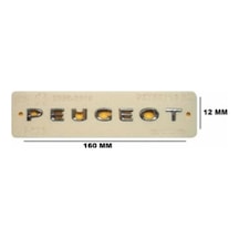 Peugeot Uyumlu Peugeot Krom Yazı 12 160 Mm