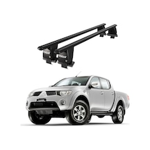 Royal Mitsubishi L200 2006-2015 Uyumlu Siyah Kilitli Ara Atkı Port Bagaj Tavan Barı