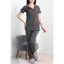 Seka Store Seka Düğmeli Süprem Pijama Takımı Antrasit - 41830.1048. Çok Renkli Seka Store Seka Düğmeli Süprem Pijama Takımı Antrasit - 41830.1048. Çok Renkli