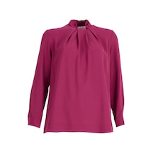 Aker 23aw02562112 Büyük Beden Bluz 23aw02562112 043 Mürdüm Mürdüm