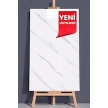Ukab Dekor Kendinden Yapışkanlı 3d Beyaz Esnek Köpük Pvc Duvar Paneli 30x60 Cm 0,18 M² Banyo Wc