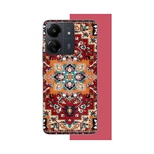 Redmi 13c Uyumlu Halı1 Baskılı Silikon Kılıf Renkli