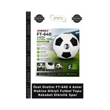 Özel Üretim Ft-640 4 Astar Makina Dikişli Futbol Topu Rekabet Etkinlik Spor Çok Renkli