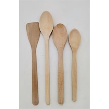 Mutfak Ahşap Kaşık Set 4lü Balsa Ks-04 Çok Renkli