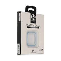 Movenchy Apple Uyumlu   Watch 45mm Bondy Kasa Koruyucu - Mavi