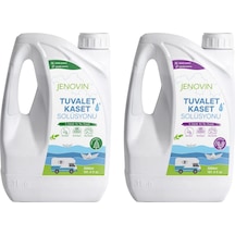 Jenovin Karavan Yat Tekne Tuvalet Wc Kaset Losyonu Çam ve Lavanta 2 x 3 L + Ölçek