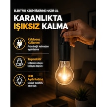 Taşınabilir Sıcak Işık Yayan Kamp Lambası 04026172