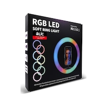 BLİC BLD-04 RGB LED SOFT RING LIGHT MJ30 +  TRIPOD AYAK TELEFON T