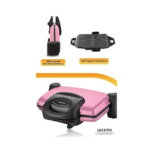 Lezzito 1750 Watt Granit Çıkarılabilir Plakalı 5 Kademe Isı Ayarlı Tost Ve Izgara Makinesi