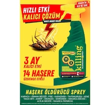 Killing Max Sprey 500 Ml Böcek İlacı Karınca 3 Ay Etkili 14 Haşere Hamam Böceği Pire Tahtakurusu