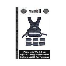 Premium Wv-10 Kg Ağırlık Yeleği Siyah Renk Gelişim Aktif Performans Belirtilmemiş