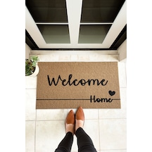 Welcome Home Yazılı Ev Kapı Önü Paspası