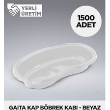Gaita Kap Böbrek Kabı - Beyaz - 1.500 Adet