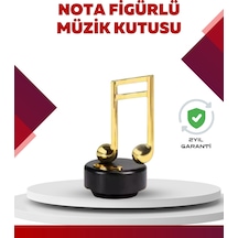 Zenvia Altın Nota Temalı Müzik Kutusu Müzikli Znv2026