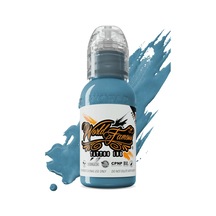 World Famous Ford Blue Dövme Boyası 30ml Yumuşak Mavi Profesyonel Tattoo Ink