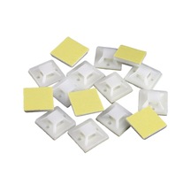 Yapışkan Kroşe 19X19 Yapışkanlı Kablo Bağı Tutucu
