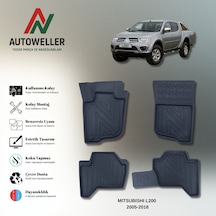 Mitsubishi L200 2005-2018 Uyumlu Havuzlu Oto Paspas