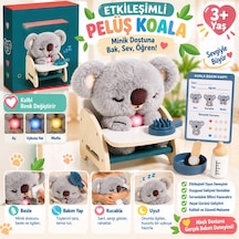 Etkileşimli Peluş Koala Gri