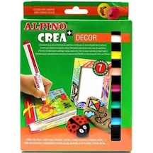 Alpino Crea Dekor Keçeli Kalem 7'li
