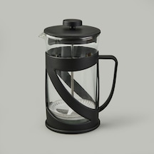 French Press - Şeffaf / Siyah - 600 Ml Çok Renkli