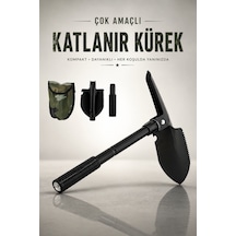 Profesyonel Katlanır Kürek Kampın Vazgeçilmezi 5 İ 1 Arada Kürek Yanında Taşı, Her Yerde Kullan