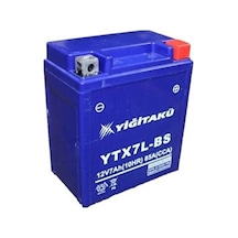Yiğit YTX7L-BS 12V 7AH Dik Motosiklet Aküsü Ağustos 2023 Üretim