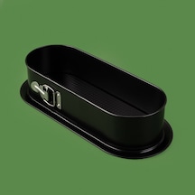Kaufmannn Classic Kelepçeli Baton Kek Kalıbı - Siyah - 34x12 Cm Renkli