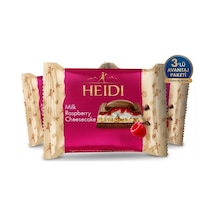 Heidi Milk Raspberry Cheesecake Peynir Ve Ahududu Dolgulu Bisküvili Sütlü Çikolata 55 G 3 Adet